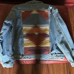 Custom Aztec Jean Jacket